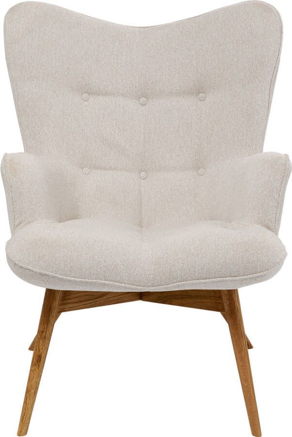 Kare Design Vicky Fauteuil Stof Cream