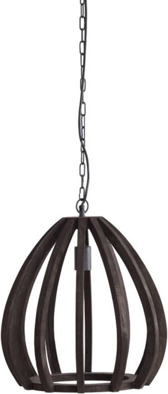 Light & Living Light&living Hanglamp Ø40x42 cm BARSIA hout donker bruin