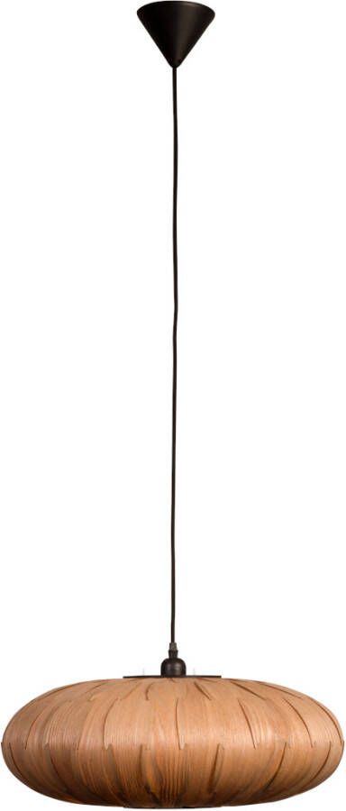 Dutchbone Bond Hanglamp Ovaal 50 cm Hout Naturel - Foto 5