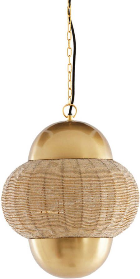 Light & Living Hanglamp Cetara Kralen 33cm Goud Brons