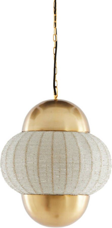 Light & Living Hanglamp Cetara Kralen 33cm Zilver Brons