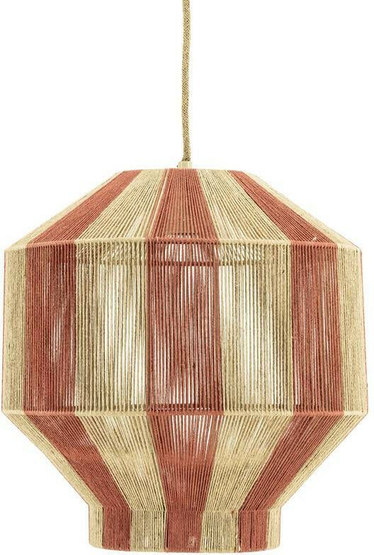 By-Boo Hanglamp Cirque Jute 41cm Naturel Rood