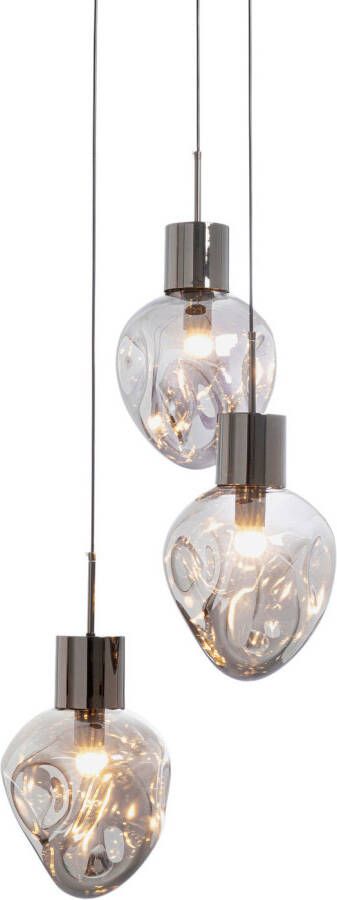 Kare Design Kare Hanglamp Supernova Smoky Tre Ø45CM