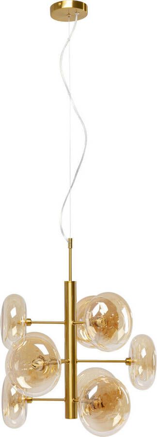 Kare Design Headlight Hanglamp 9-Lichts Messing