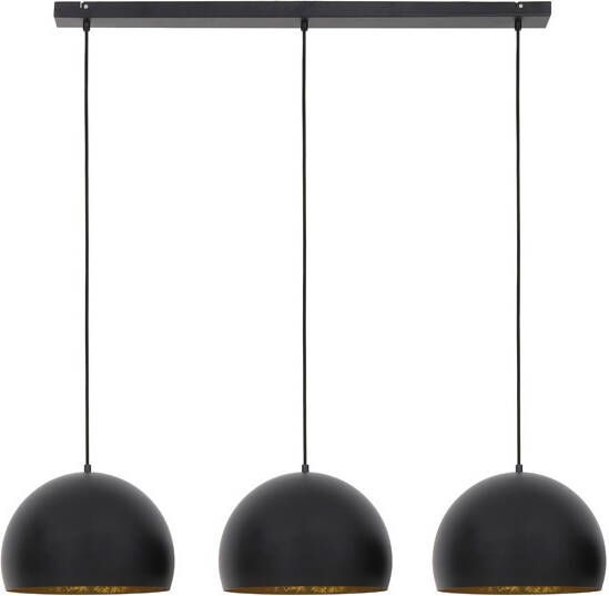 Light & Living Jaicey Hanglamp 3 lichts Zwart Goud
