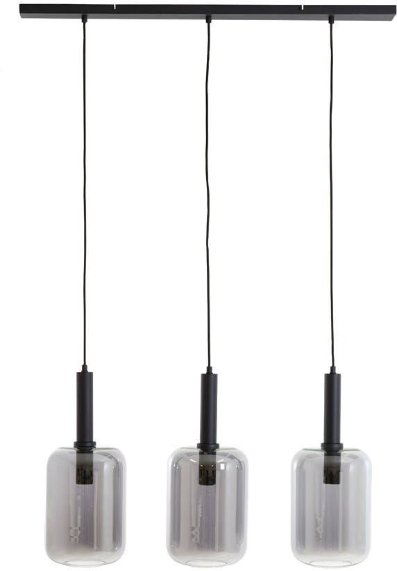 Light & Living Hanglamp Lekar Smoke Glas 110x22x32cm 5L Modern Hanglampen Eetkamer Slaapkamer Woonkamer - Foto 4