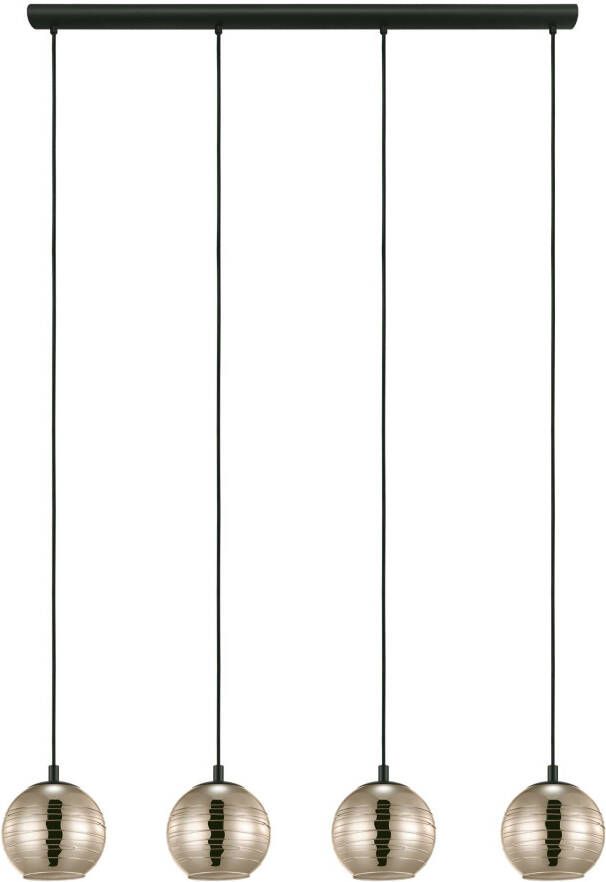 Eglo LEMORIETA Hanglamp Gestoomd Glas Goudkleuren E27 Fitting - Foto 3