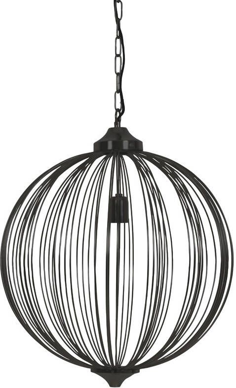 Light&Living Hanglamp Mala M Zwart 60 x Ø50