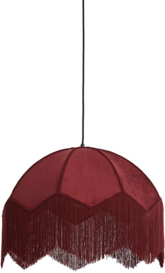 Light & Living Light&living Hanglamp Ø60x41 cm MALACIA velvet bordeaux