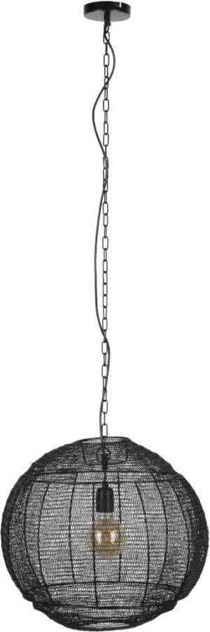 Dutchbone Hanglamp 'Meezan' 50cm kleur Zwart