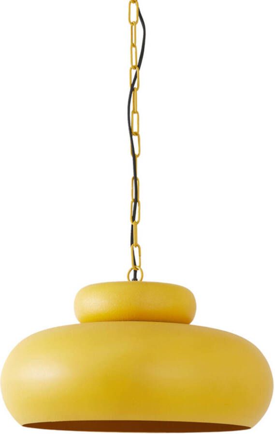 Light & Living Hanglamp Neiva Okergeel Ø46cm