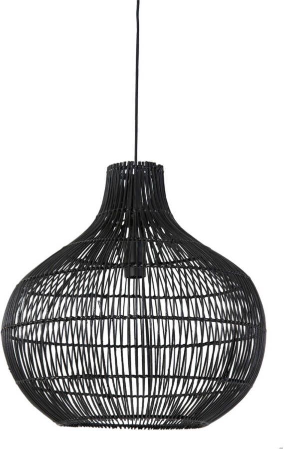 Light & Living Hanglamp 'Pacino' Rotan Ø50cm kleur Zwart