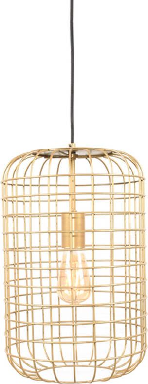 Hanglamp Solido 1-Lichts 26x26x150 cm Goud Metaal