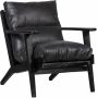 BePureHome Houston Fauteuil Leer- Zwart 86x71x71 - Thumbnail 3