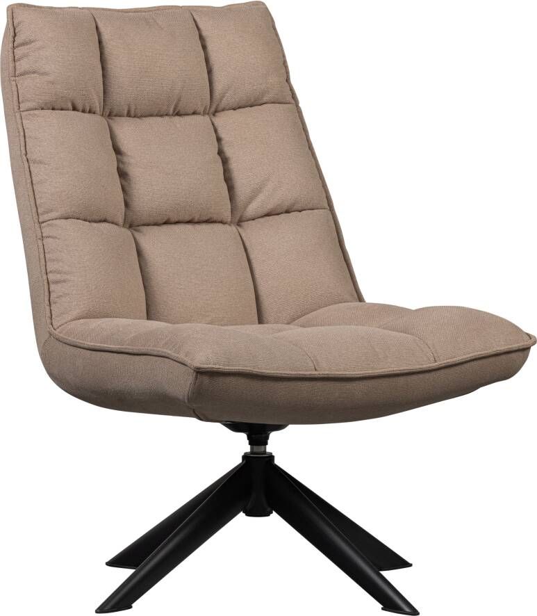 Woood Jouke Draaifauteuil Polyester Zand 97x70x85