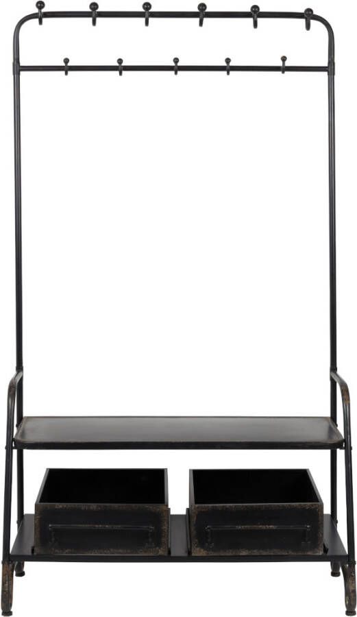 Dutchbone Staande Kapstok Lucius 182 x 104cm Zwart