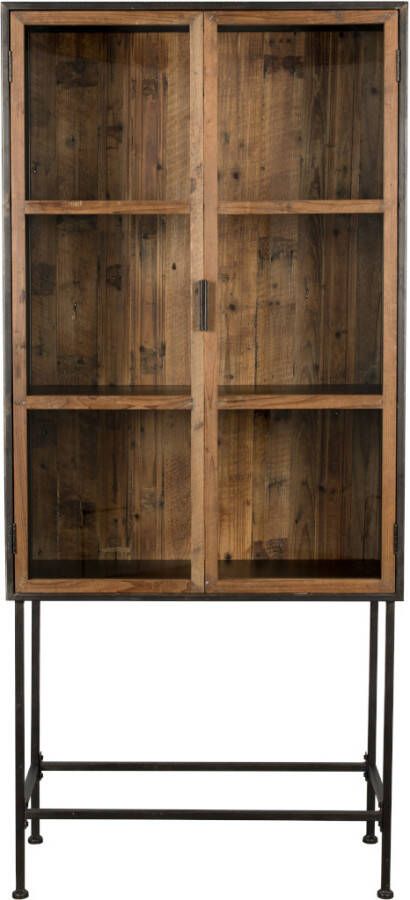 Dutchbone Vitrinekast Berlin 181 x 83cm Hout - Foto 3