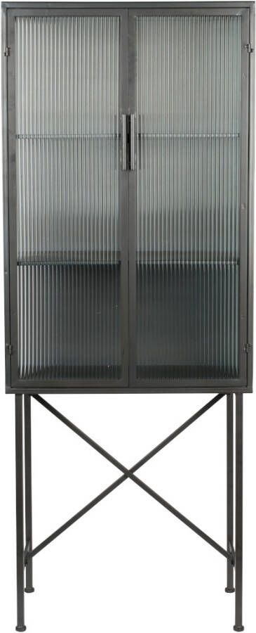 Dutchbone Vitrinekast Boli 178 x 70cm Grijs