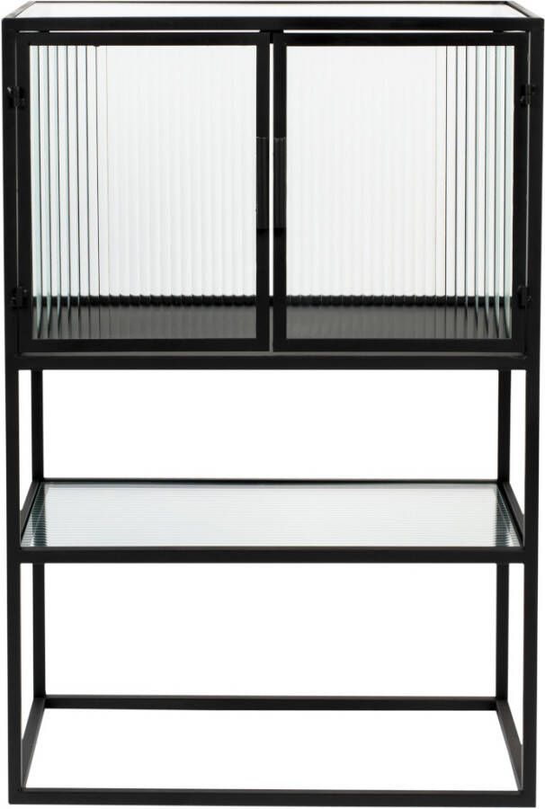 Dutchbone | Kast Boli Small Black | Woonkamer meubels | KastVitrinekast
