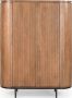 Livingfurn Kabinetkast Noor Natural 150cm Mangohout Gecoat Staal - Thumbnail 3