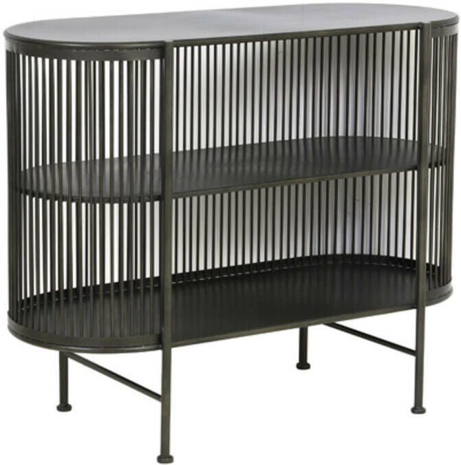 Light & Living Open Dressoir Yinthe Metaal 100cm Zwart - Foto 2
