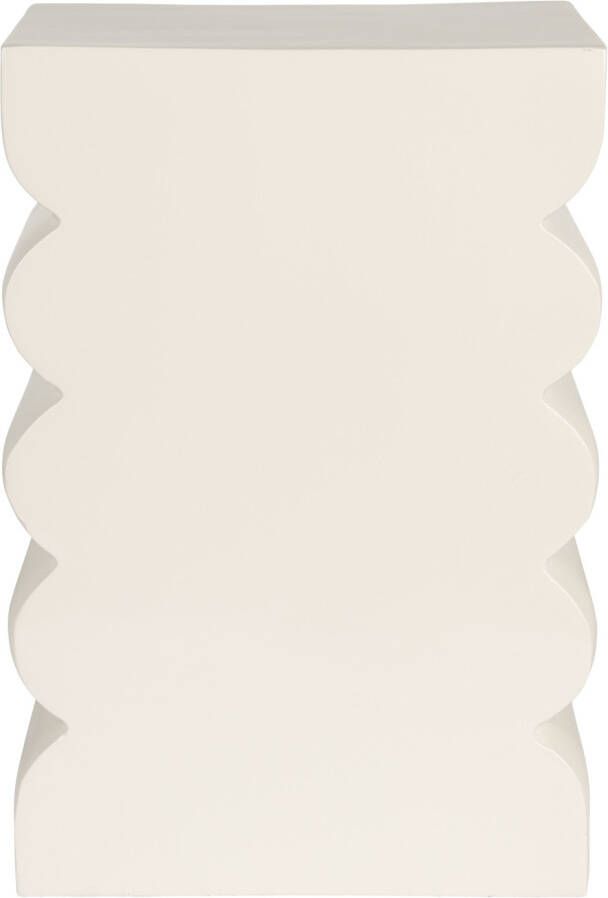 Zuiver | Krukje Curves Shiny Beige | Woonkamertafels | Bijzettafel - Foto 3