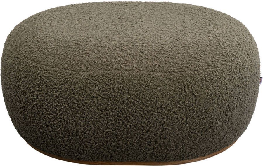Kare Design Kare Hocker Pebble Boucle Olive 81cm