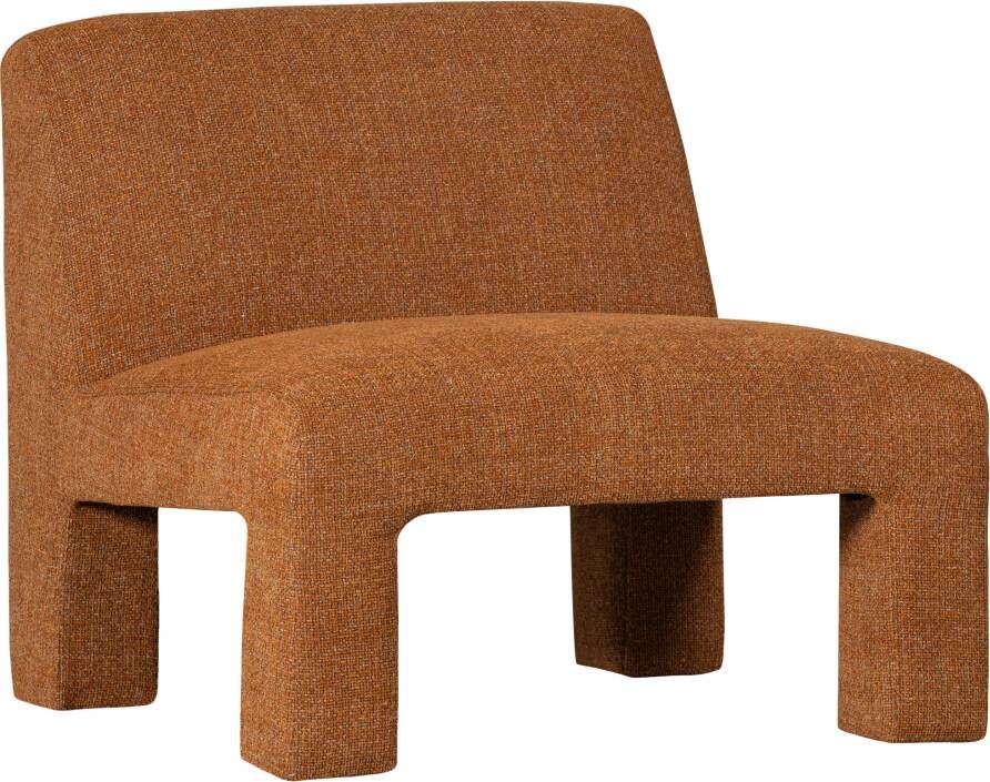 WOOOD Fauteuil Lavid Geweven Ginger