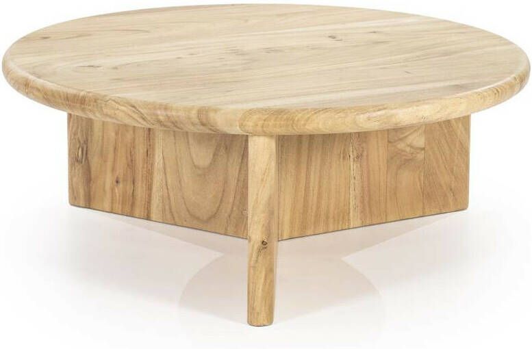 By-Boo Salontafel Leoti Acaciahout 80cm Naturel