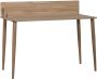 WOOOD Bureau Leva Eikenhout 120 x 59cm Naturel - Thumbnail 3