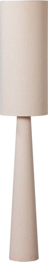 Loft vloerlamp xl metaal boucle naturel 187xo35cm