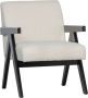 Woood Lowie Fauteuil Polyester Naturel|Zwart 79x60x79 - Thumbnail 2