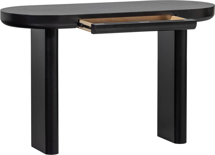 WOOOD Exclusive Bureau Sidetable Mael Met 1 lade Zwart