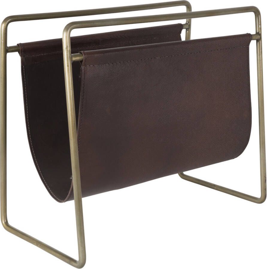 Dutchbone Tijdschriftenhouder Scholar Bruin