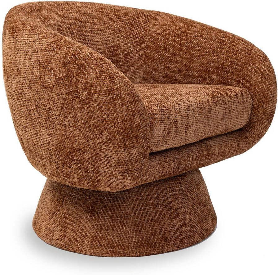 Mara draaifauteuil caramel