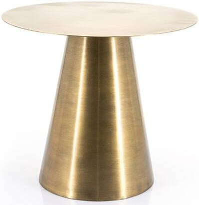 By-Boo Bijzettafel Mastic 50cm Goud Rond