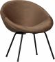 WOOOD Exclusive Fauteuil Moly Velvet Toffee - Thumbnail 2
