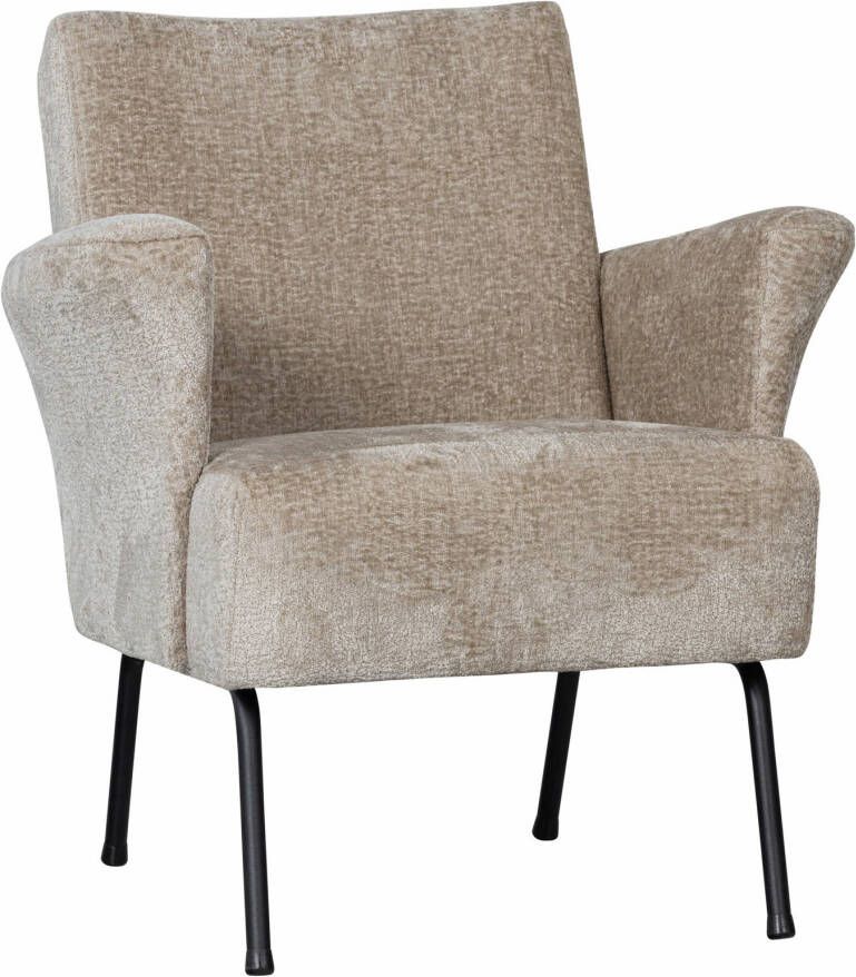 Muse Fauteuil Grof Geweven Stof Naturel