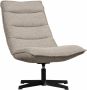 WOOOD Draaifauteuil Nika Bouclé Taupe Melange 92x65x92 - Thumbnail 2