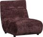 BePureHome Observe Fauteuil Chenille Aubergine 82x75x96 - Thumbnail 1