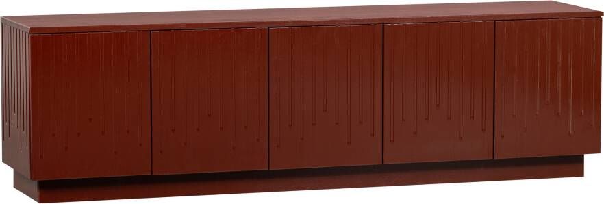 Pencil tv meubel grenen merlot gloss