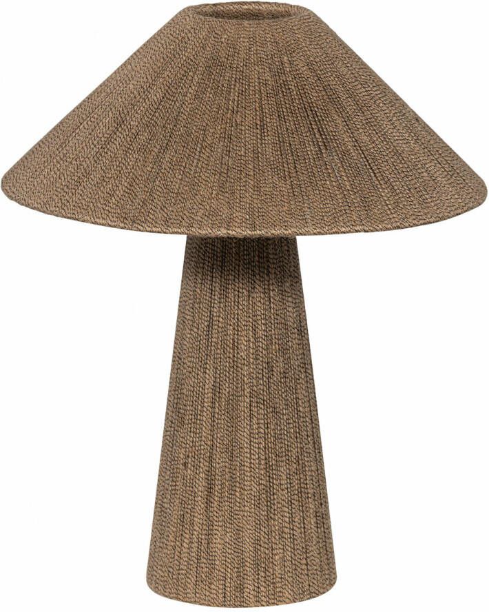 WOOOD Exclusive Tafellamp Pepe Touw 46cm hoog Naturel