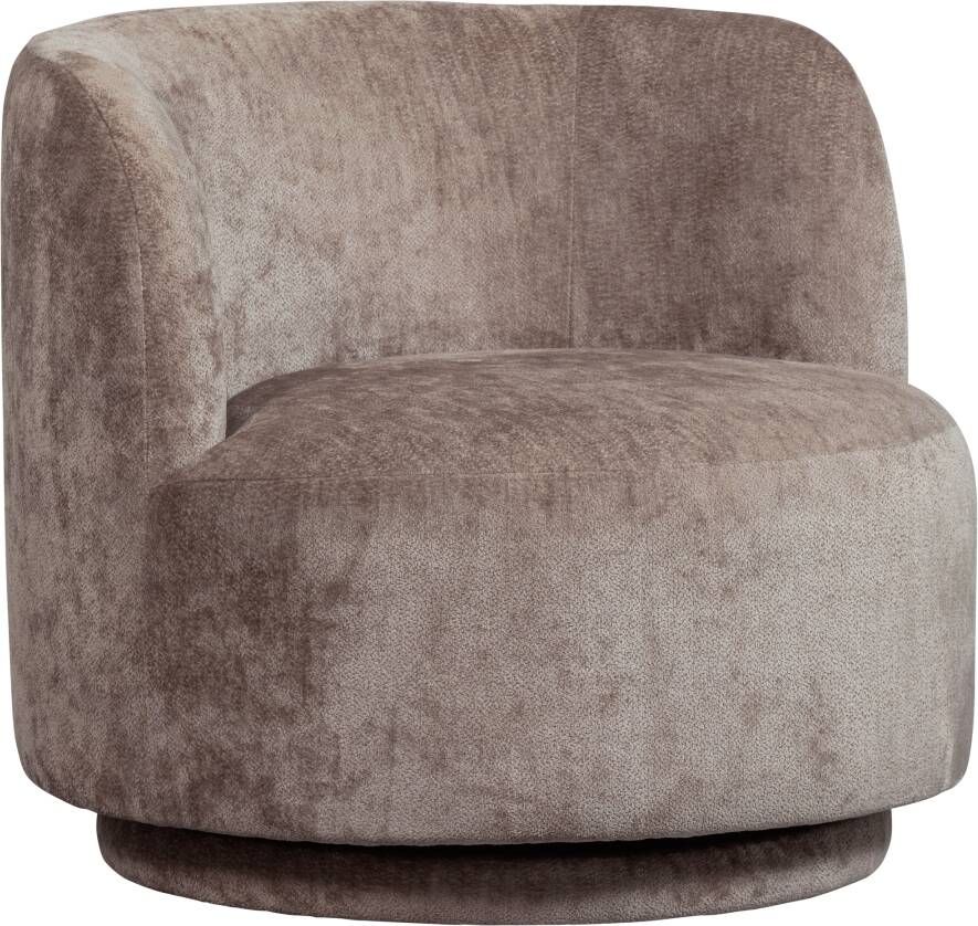 BePureHome Draaifauteuil Popular Modulair Chenille Taupe