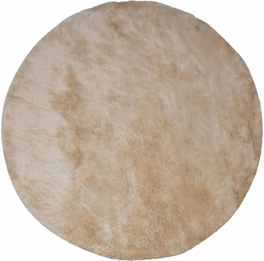 BePureHome Rond Vloerkleed 'Praline' Ø200cm kleur Ice Cream