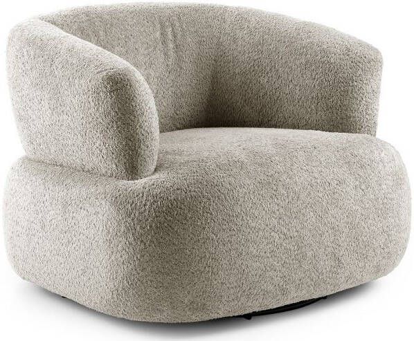 Renzo draaifauteuil beige