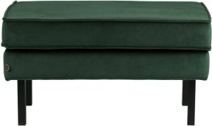 BePureHome Hocker 'Rodeo' Velvet kleur Groen