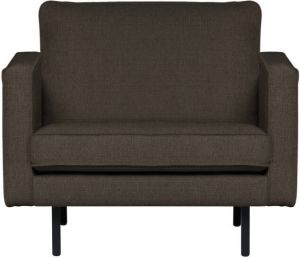 BePureHome Fauteuil 'Rodeo' Stretched kleur Warm Grey Brown