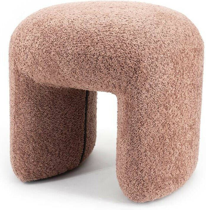 By-Boo Hocker Sahi Bouclé Terracotta