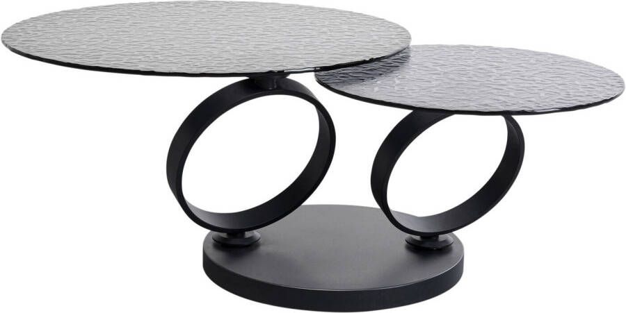 Kare Design Kare Salontafel Beverly Bubble Black 133x80cm