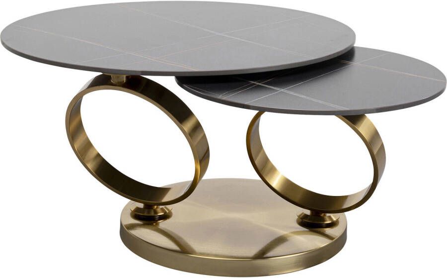 Kare Design Kare Salontafel Beverly Gold 133x80cm